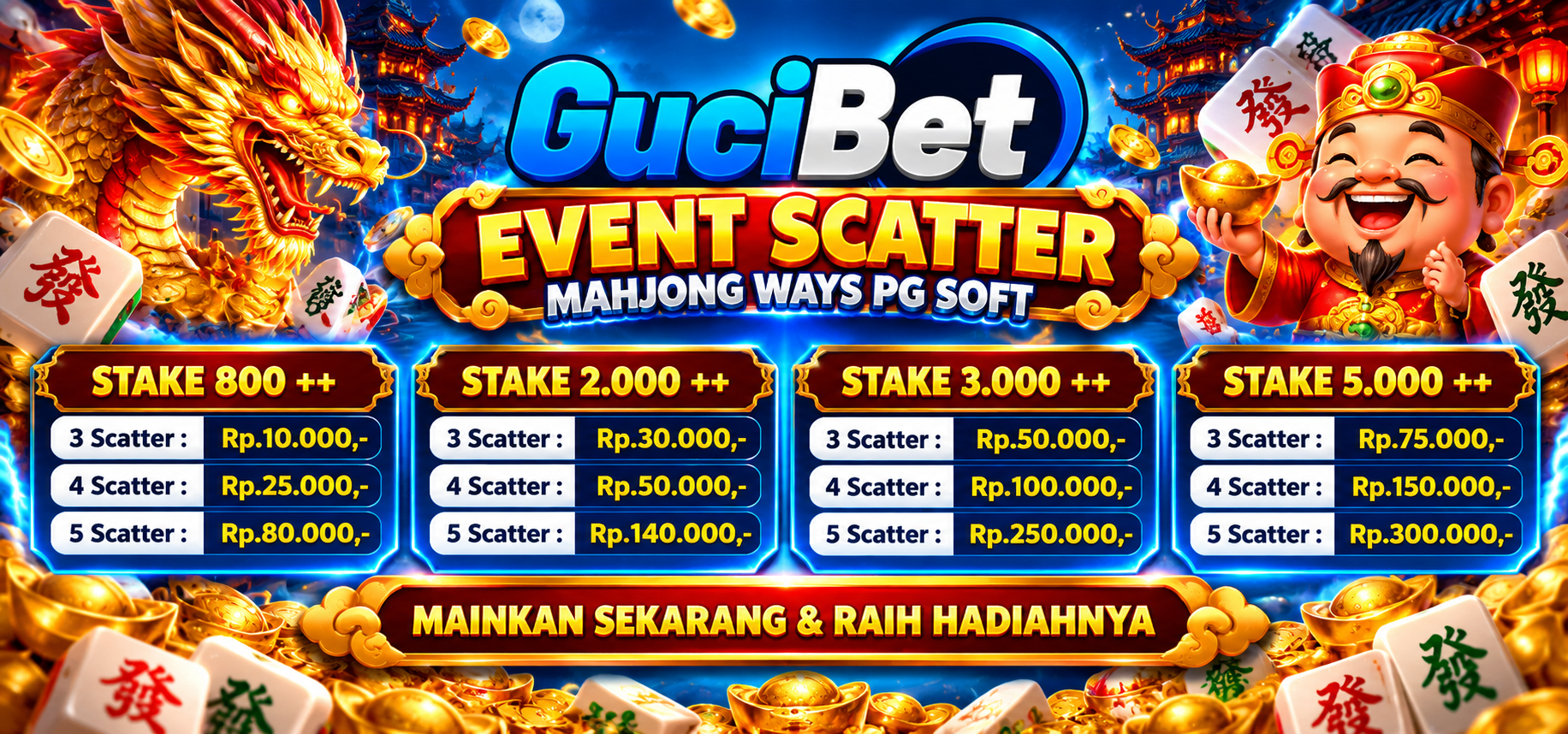 EVENT SCATER MAHJONG WAYS 1 & 2